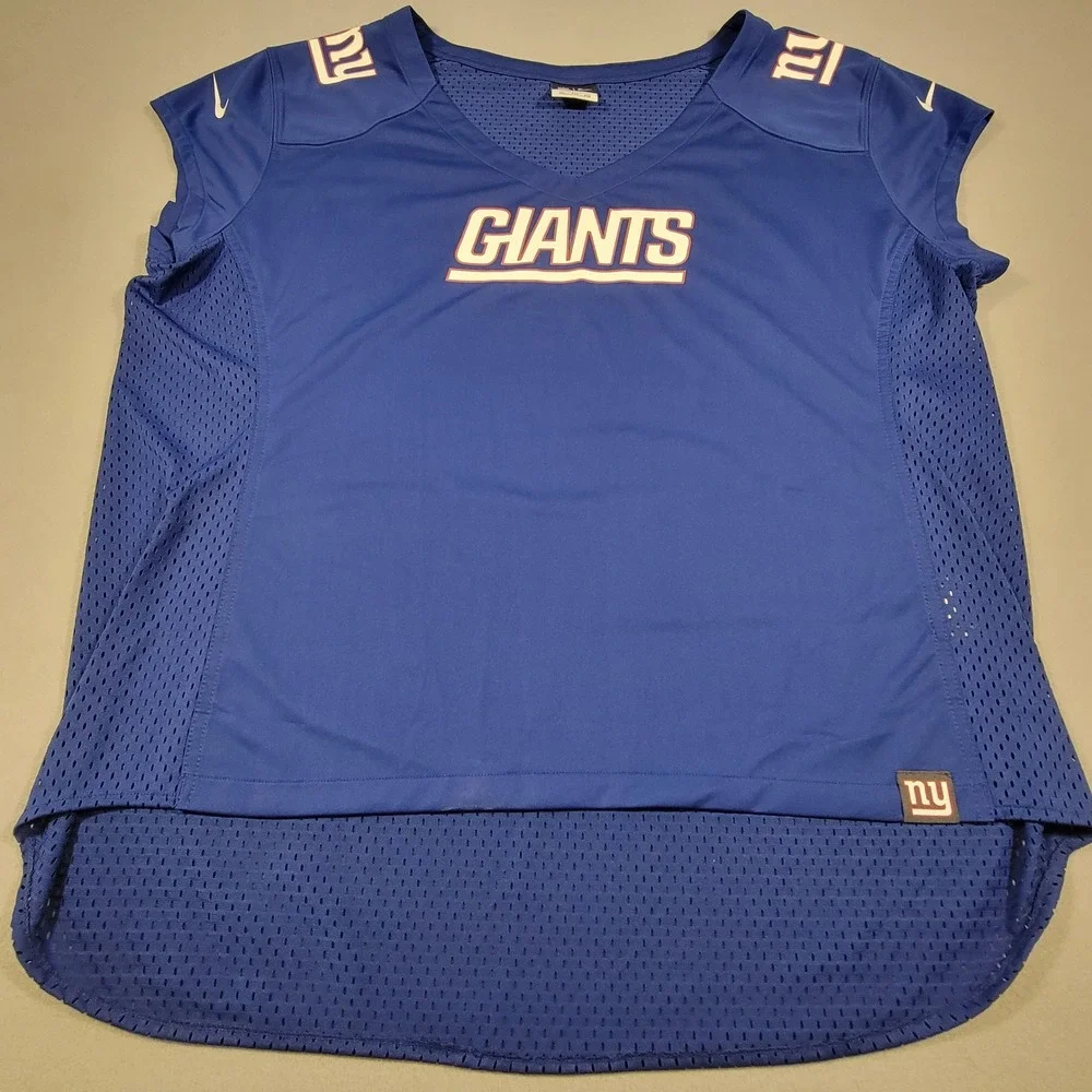 Nike New York Giants Football Jersey Women's Top Size XXL NFL Team Apparel